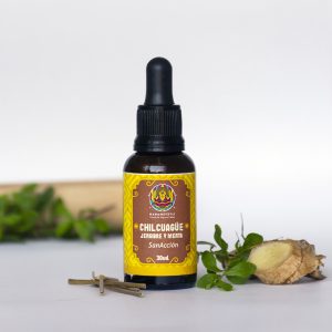 Chilcuague con jengibre y menta